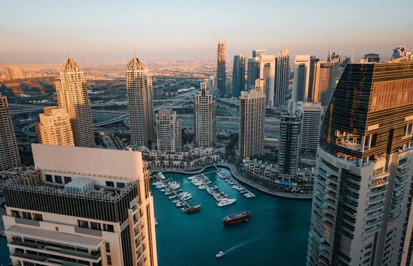 Dubai skyline and waterfront